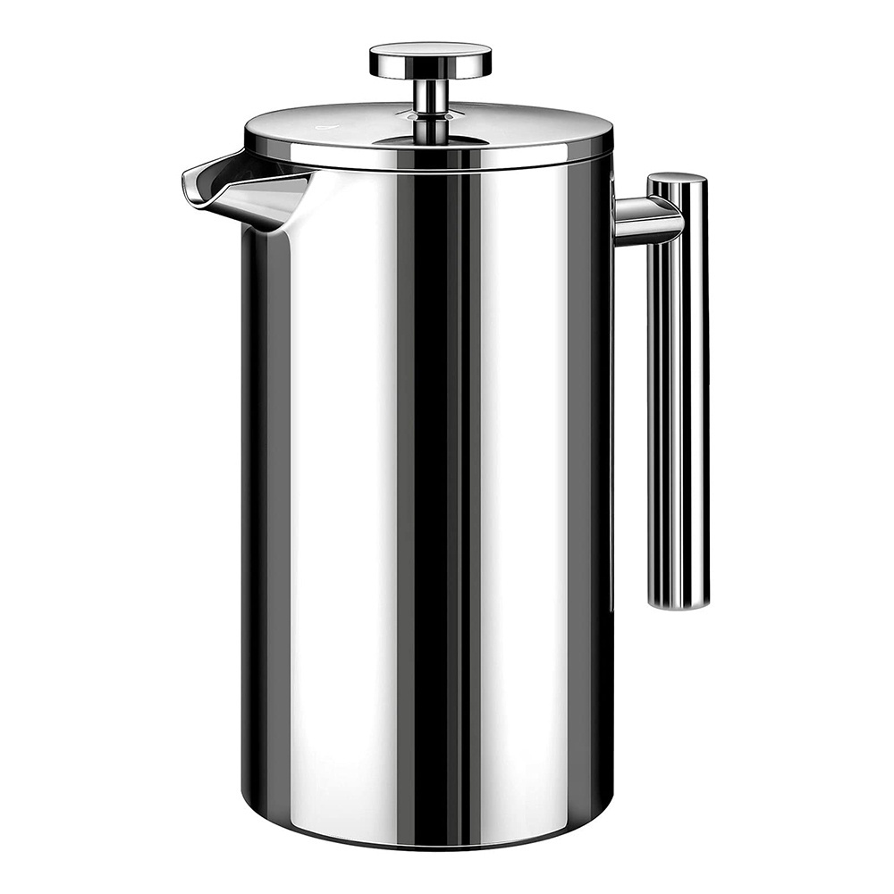 Custom Double Wall Stainless Steel 350ml 1000ml French Press Coffee Maker