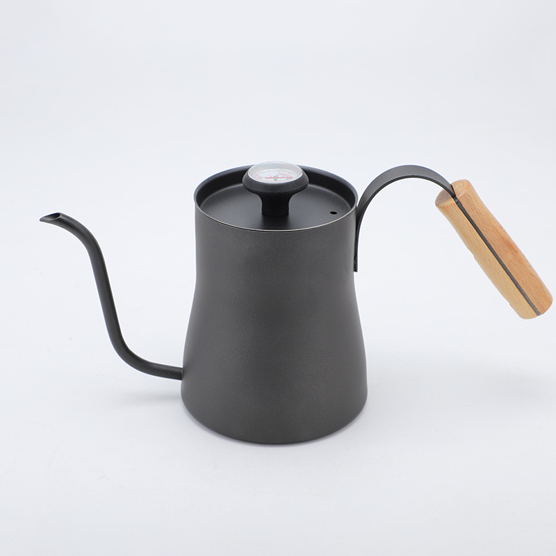 900ml Pour Over Coffee Drip Camping Home Stainless Steel Tea Gooseneck Coffee Kettle With Thermometer