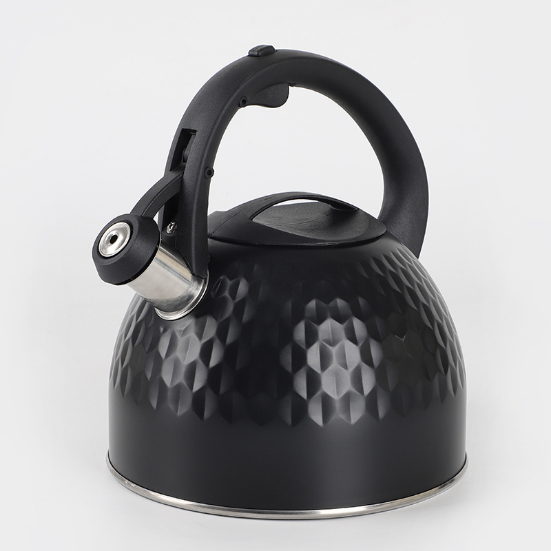 3.0L Whistling Tea Kettle  Tea Pot Customized Color Stainless Steel Hot Water Teapot for ALL Stovetop