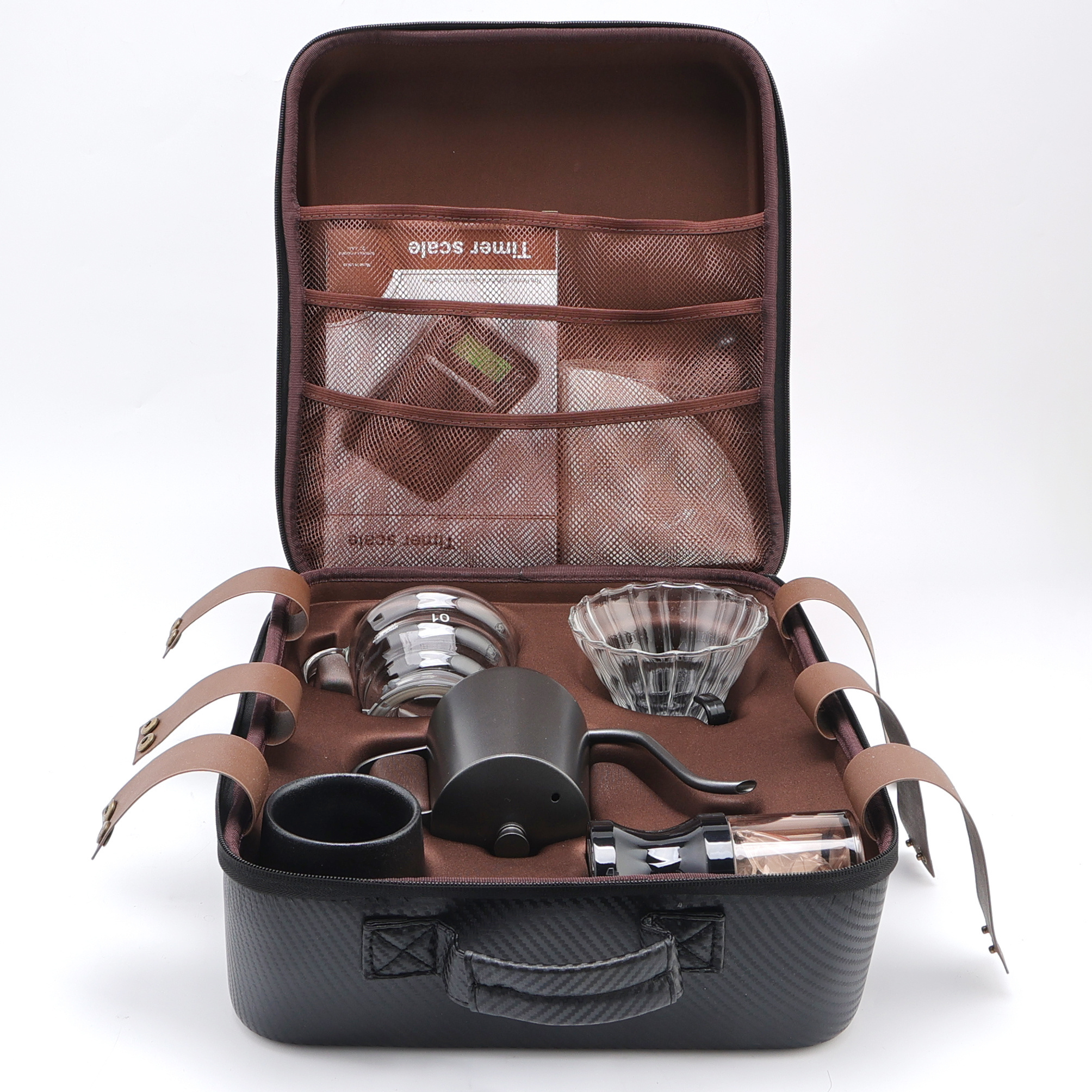 Popular Pour Over Coffee Maker Gift Set All in 1 Coffee Accessories Tools Server of Coffee Set travel Bag