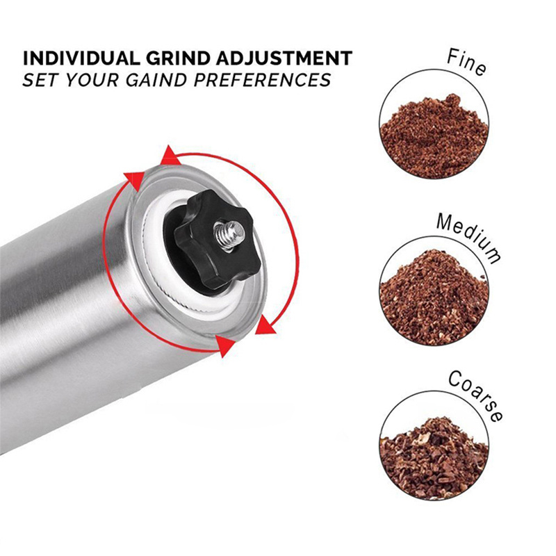 Manual coffee grinder stainless steel burr conical burr Manual coffee bean grinder