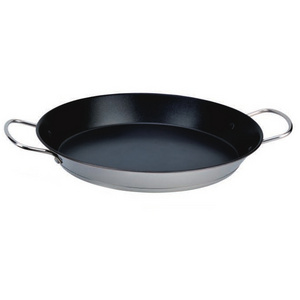 Wholesale Kitchen Appliances Stainless Steel Seafood Pan Paella Pan Frying Pan Set with S.S Handle & Non Stick Body