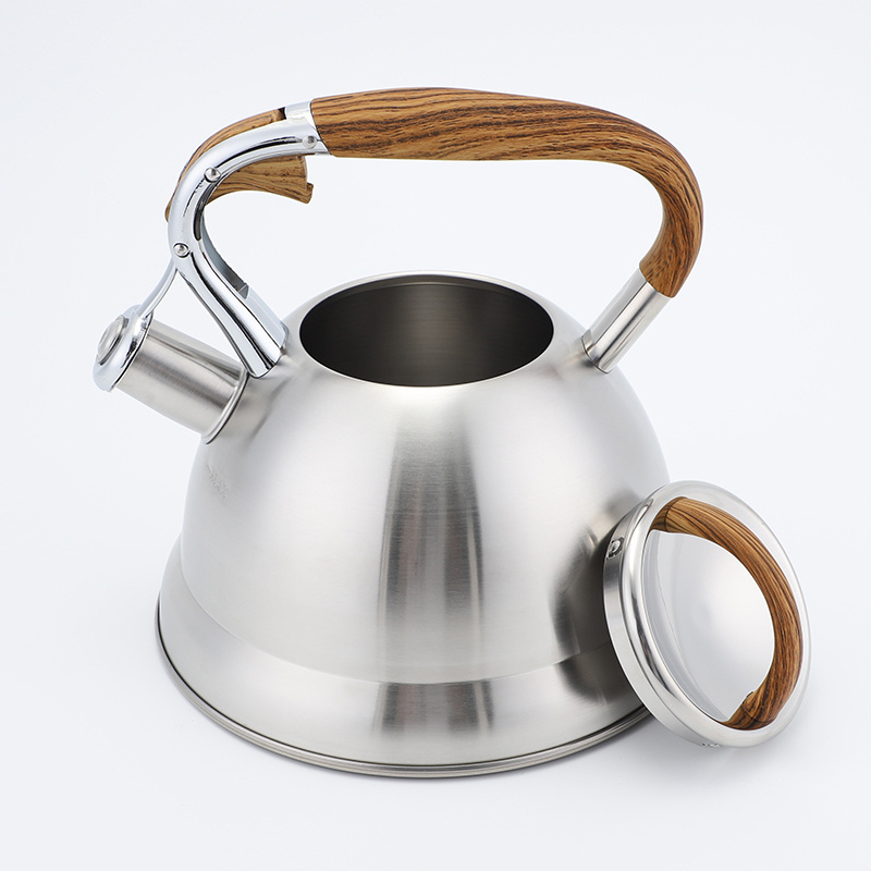 3L Food Grade Stainless Steel Whistling Kettle 2.7QT Stovetop Tea Pot Water Kettle