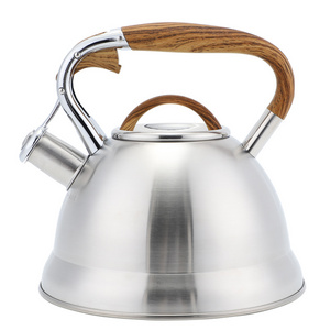 3L Food Grade Stainless Steel Whistling Kettle 2.7QT Stovetop Tea Pot Water Kettle