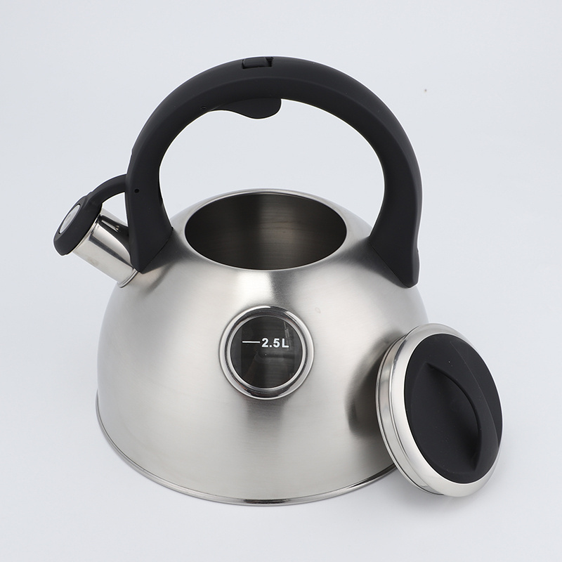 2.5L Stovetop Water Kettle Tea Pot Stainless Steel Whistling Kettle