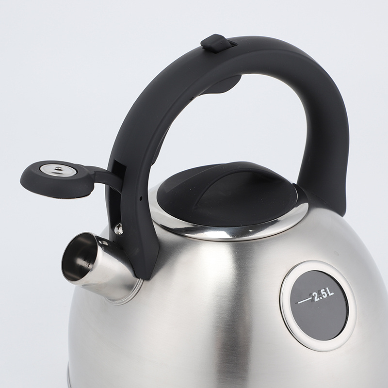 2.5L Stovetop Water Kettle Tea Pot Stainless Steel Whistling Kettle