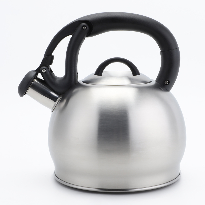 2.5L Auto Handle Stainless Steel Whistling Tea Kettle Water Kettle Custom Hot Selling Tea Pot For Stove Top