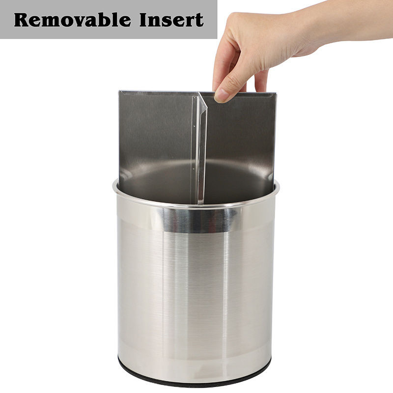 Stainless Steel Rotating Cutlery Utensil Holder