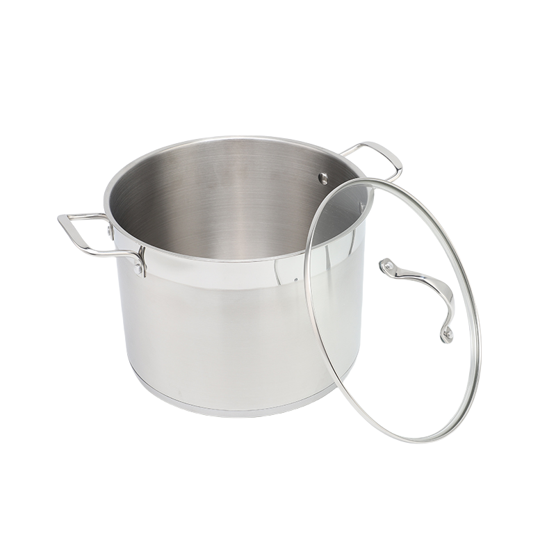 20/24/26cm Cooking Soup Pots Stew Pot Cookware Casserole 8/10/12QT Stainless Steel Stock Pot