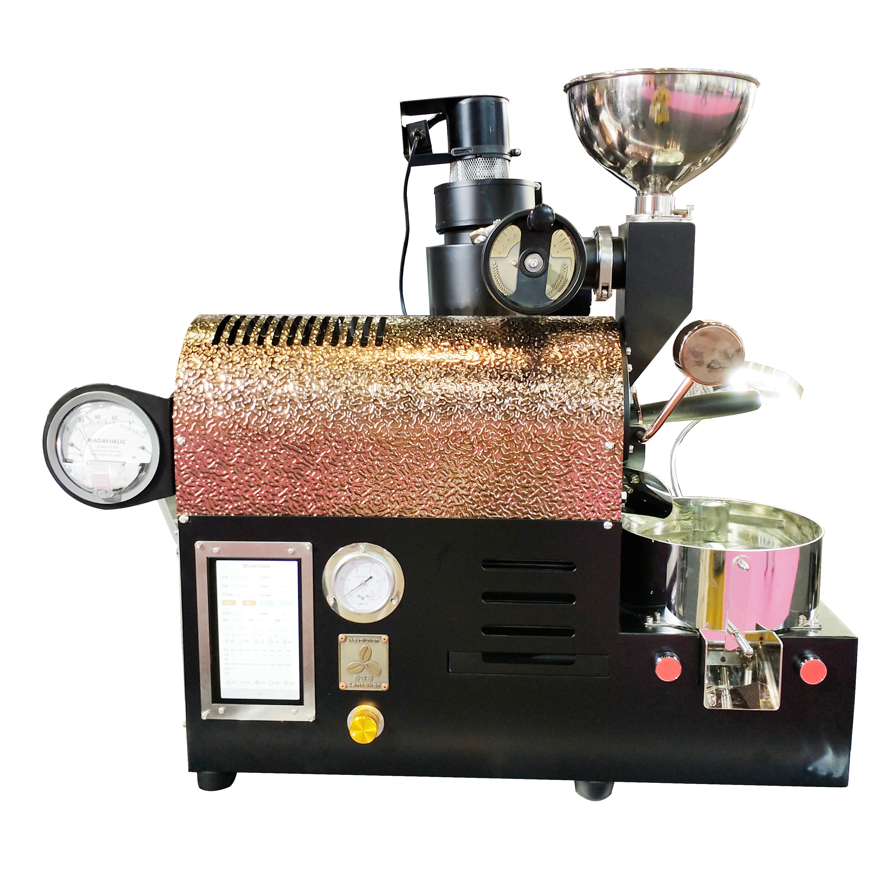 Professional WBC competition coffee roaster 500g automatic sample coffee roaster for specialty coffee