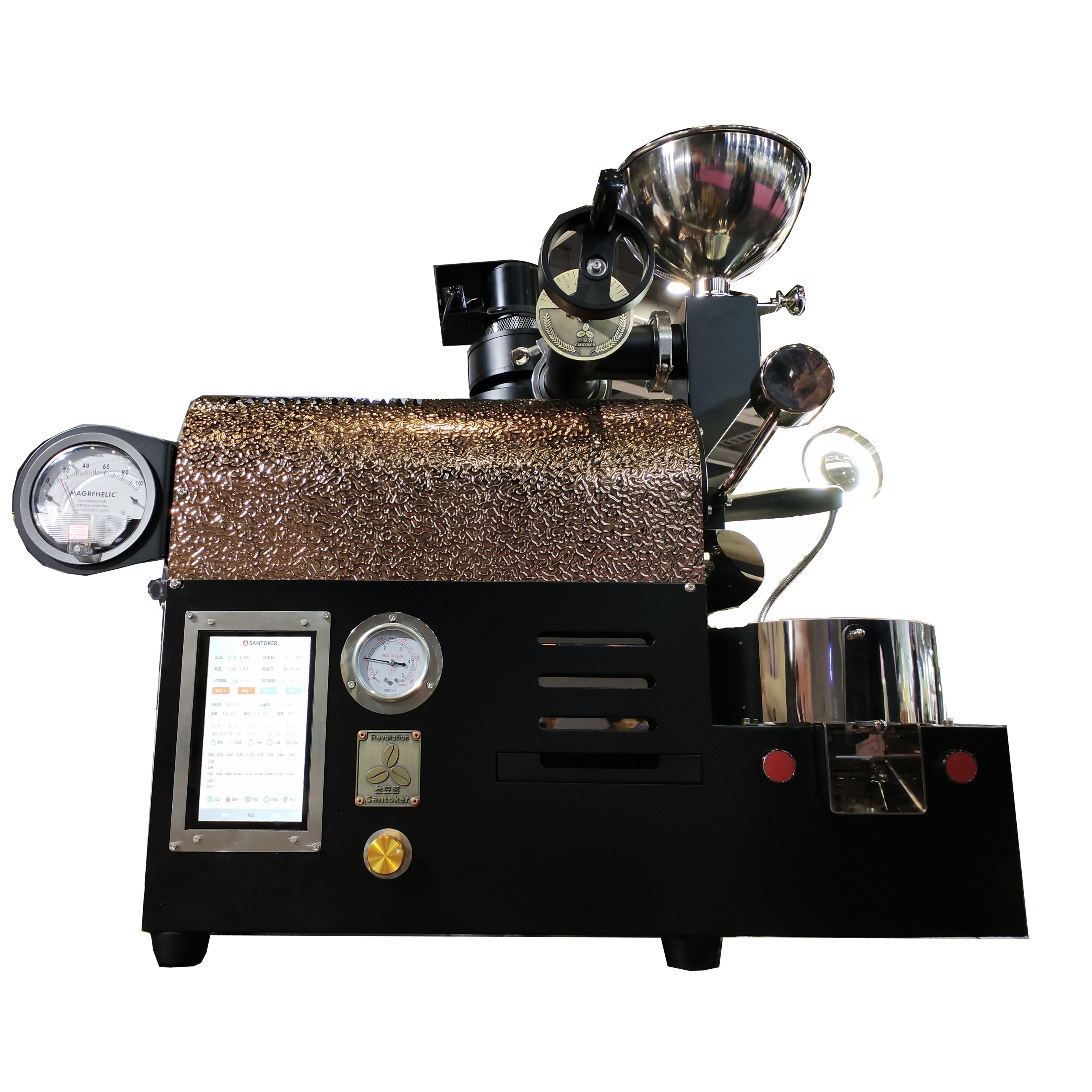 Professional WBC competition coffee roaster 500g automatic sample coffee roaster for specialty coffee