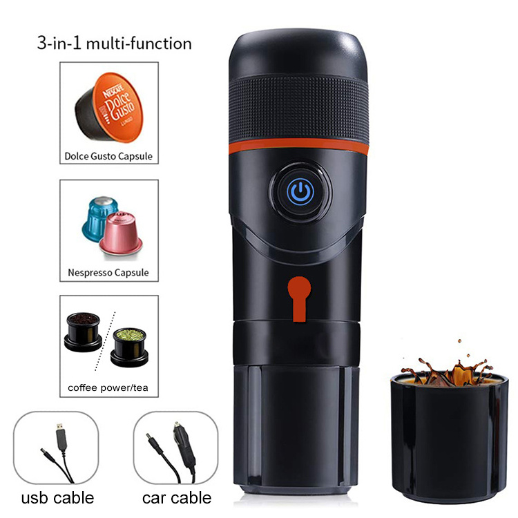 USB  Car Homw Electric Espresso Coffee Machine For Nespresso Coffee Power Portable Coffee Maker