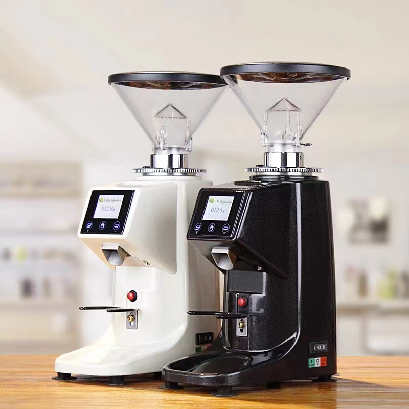 Wintop Touch Screen Coffee Bean Grinding Machine Coffee Bean Grinder Burr blade Commercial Grinder for Coffee shop