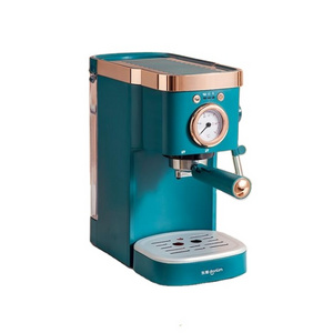 Hot selling  popular INS Home Mini Green Colorful Semi-automatic Coffee Maker Espresso Coffee machine ,Cappuccino Latte Coffee