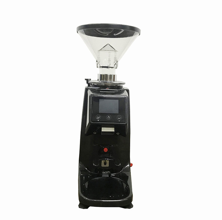 Electric bean grinder coffee bean grinder automatic commercial home use Espresso quantitative straight out flat tooth grinder