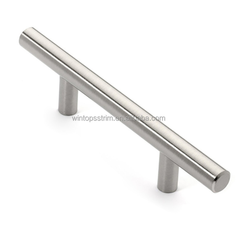 Win Top Stainless Steel Kitchen Pulls Brushed Nickel Cabinet Pulls Kitchen Cabinet Handles for Cabinet Drawer Cupboard Wardrobe