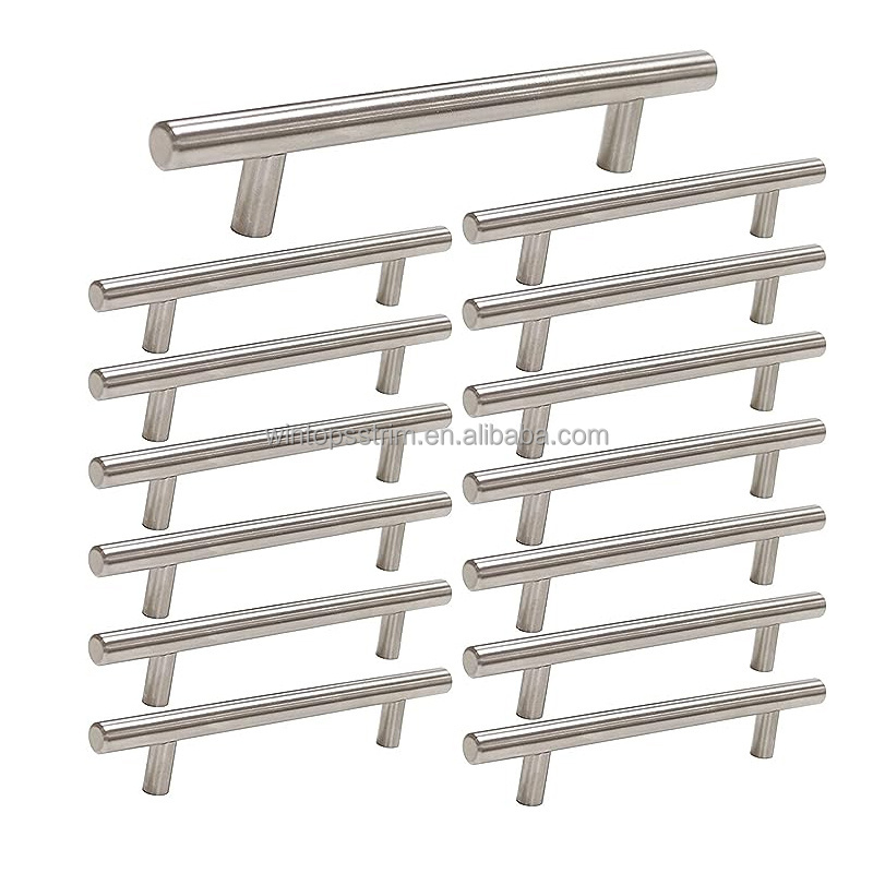 Win Top Cabinet Pulls 3 Inch Handles Stainless Steel Cabinet Hardware for Kitchen and Bathroom Cabinets Drawer Pulls