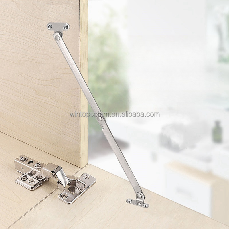 Cabinet Stays Lid Cabinet Door Folding Pull Rod Thickened Iron Two-fold Supporting Rod