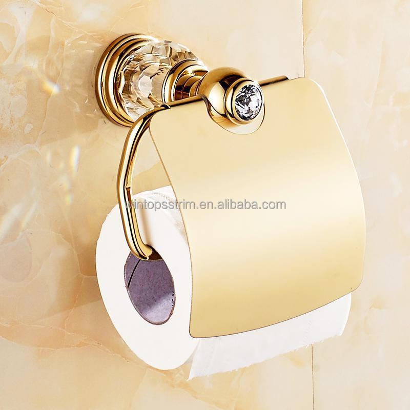 Hardware Fittings Crystal Towel Rack Bathroom Hooks Hardware Suite Bathroom Brass Shower Basket Towel Ring Bathroom Accessories