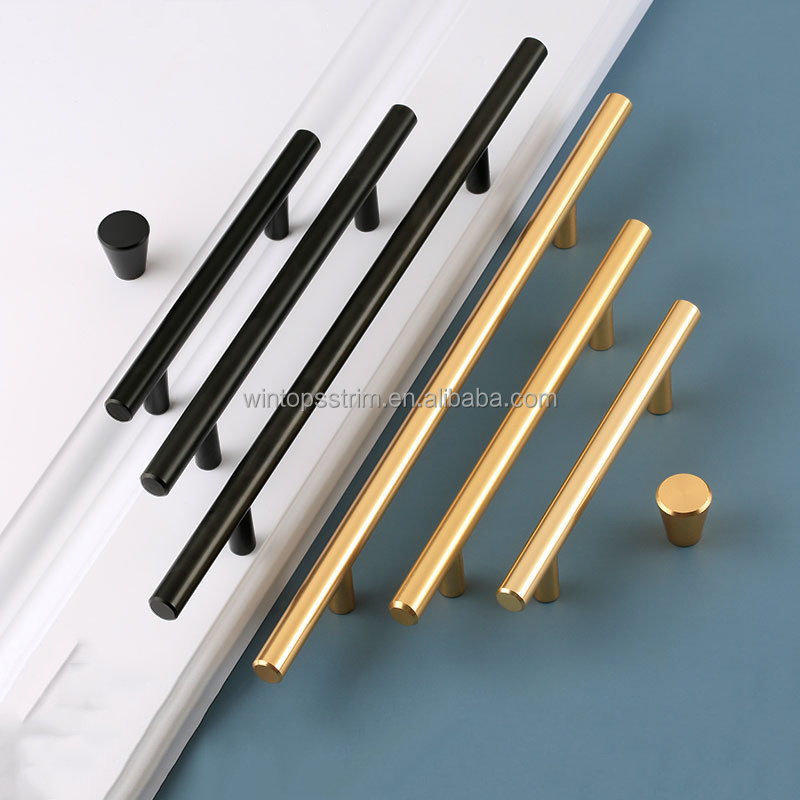 Win Top 3 Inch Cabinet Pulls Matte Black Stainless Steel Kitchen Drawer Pulls Cabinet Handles 5 Inch Overall Drawer Pull