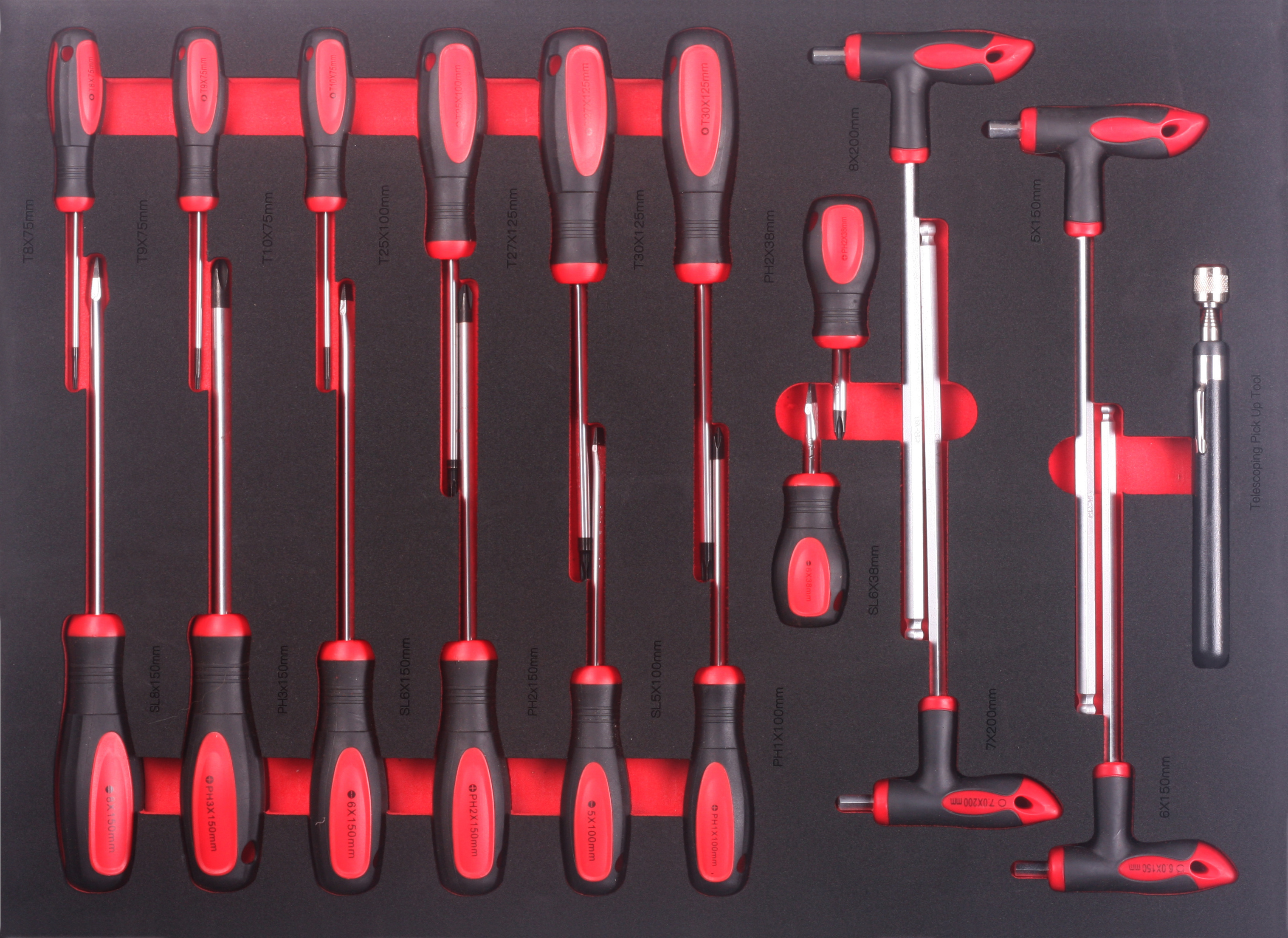 19 pcs Professional Hand Tool Set  Screwdriver Set  EVA Tray