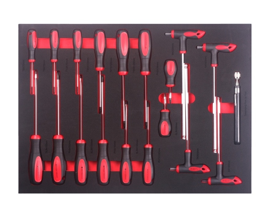 19 pcs Professional Hand Tool Set  Screwdriver Set  EVA Tray