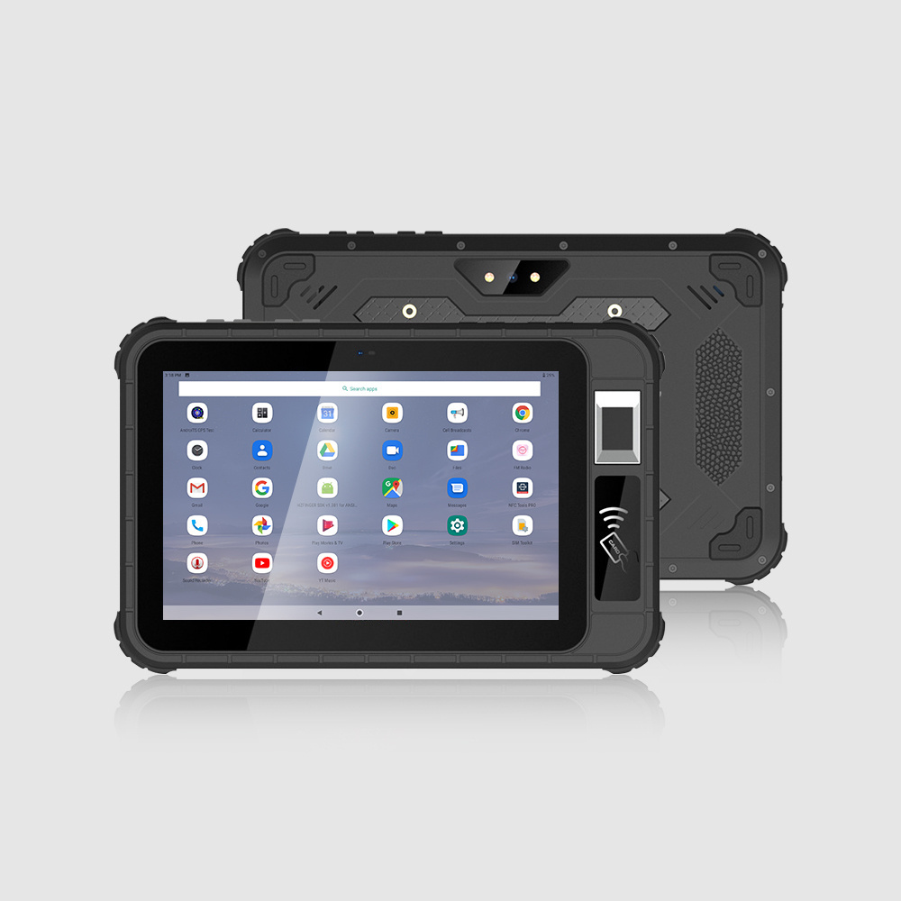 Rugged tablet Waterproof IP67 Shockproof NFC Scanner Barcode 1000 nit 4G LTE 8 inch 4GB 64GB Industrial Android 11.0 Tablet PC