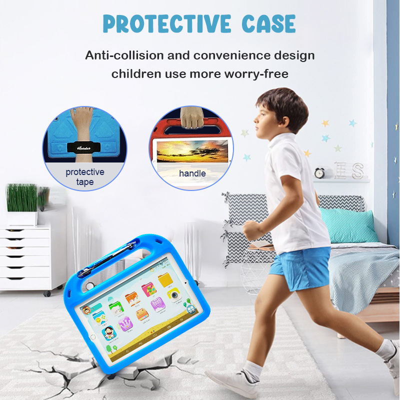 Wintouch Eva Case Unbreakable Kids Education Tablet With Sim Card Slot IPS Screen 16GB RAM Tablet 10 Inches Android