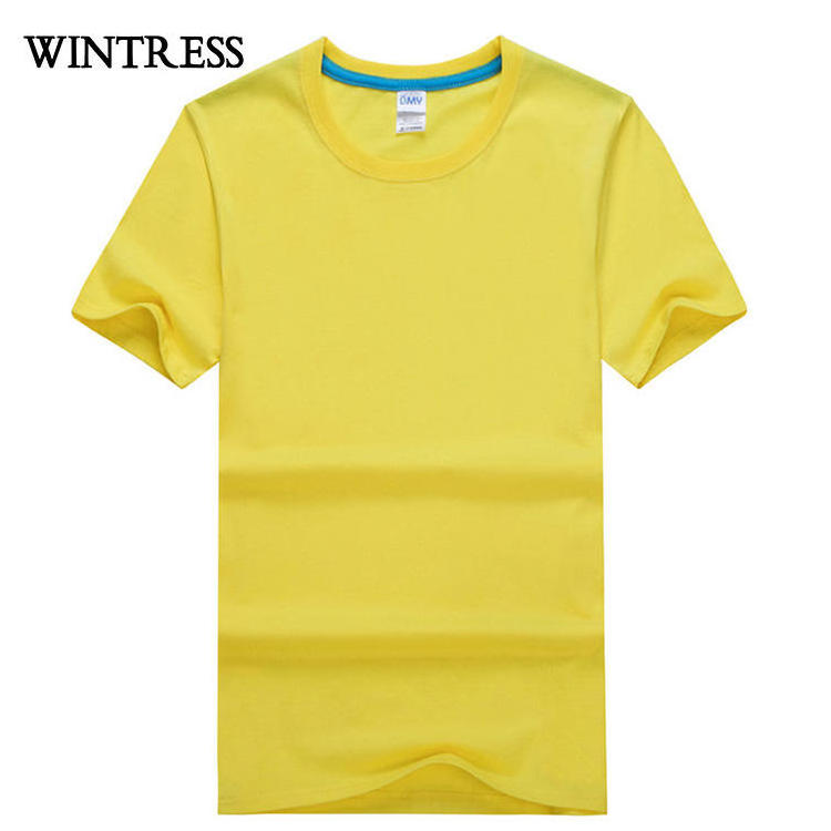 Wintress men 80% polyester 20% cotton martial arts clothes shirt designs organic t shirt,bulk wholesale bleach t shirt with