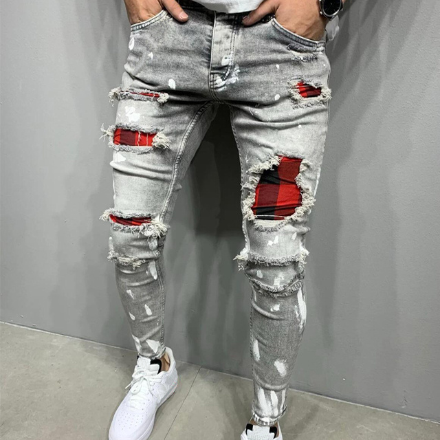 Wholesale custom denim jeans men,fashion style New Jogger jean pants for men,high stretch oem men's jeans