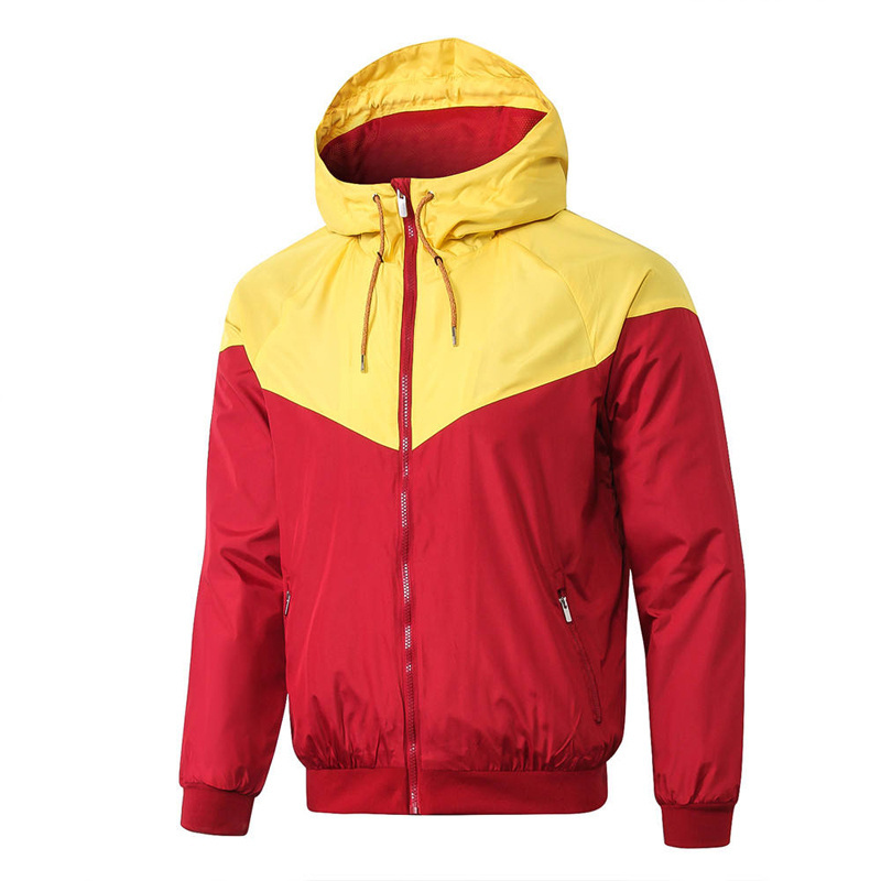 Factory wholesale customize Men's zip up Cycling Rain Windbreaker Waterproof Running Lightweight Reflective Windbreaker Jacket