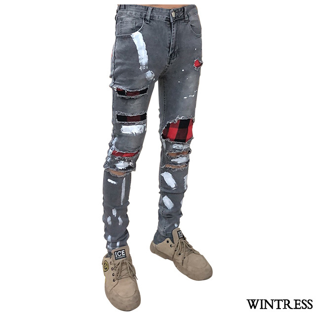 Wholesale custom denim jeans men,fashion style New Jogger jean pants for men,high stretch oem men's jeans