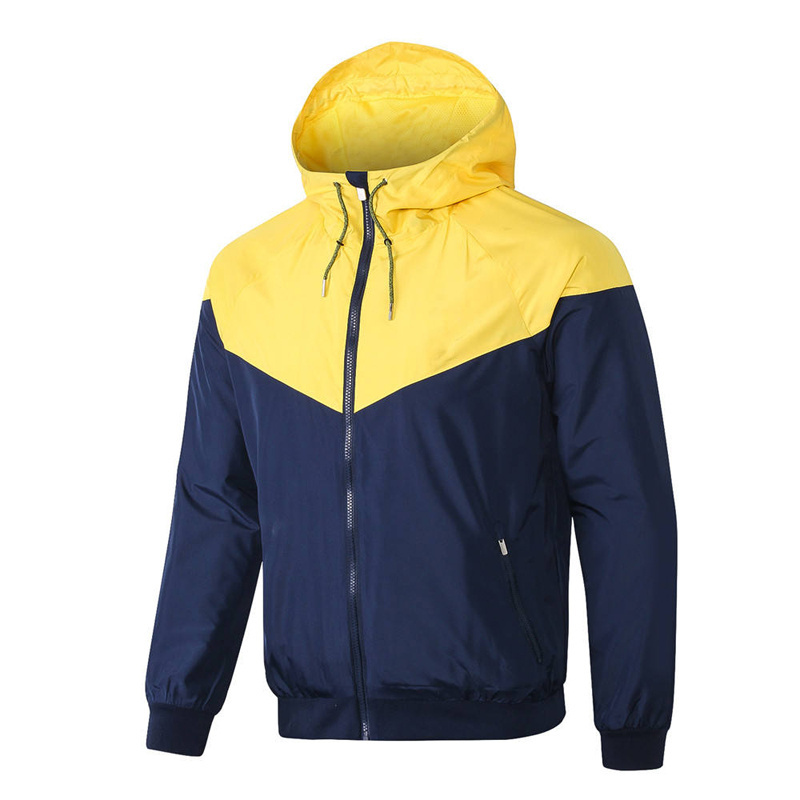 Factory wholesale customize Men's zip up Cycling Rain Windbreaker Waterproof Running Lightweight Reflective Windbreaker Jacket