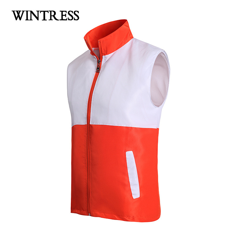 2021 New design gym vest for men work volunteer vest with any logo