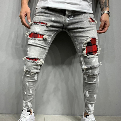 Wholesale custom denim jeans men,fashion style New Jogger jean pants for men,high stretch oem men's jeans