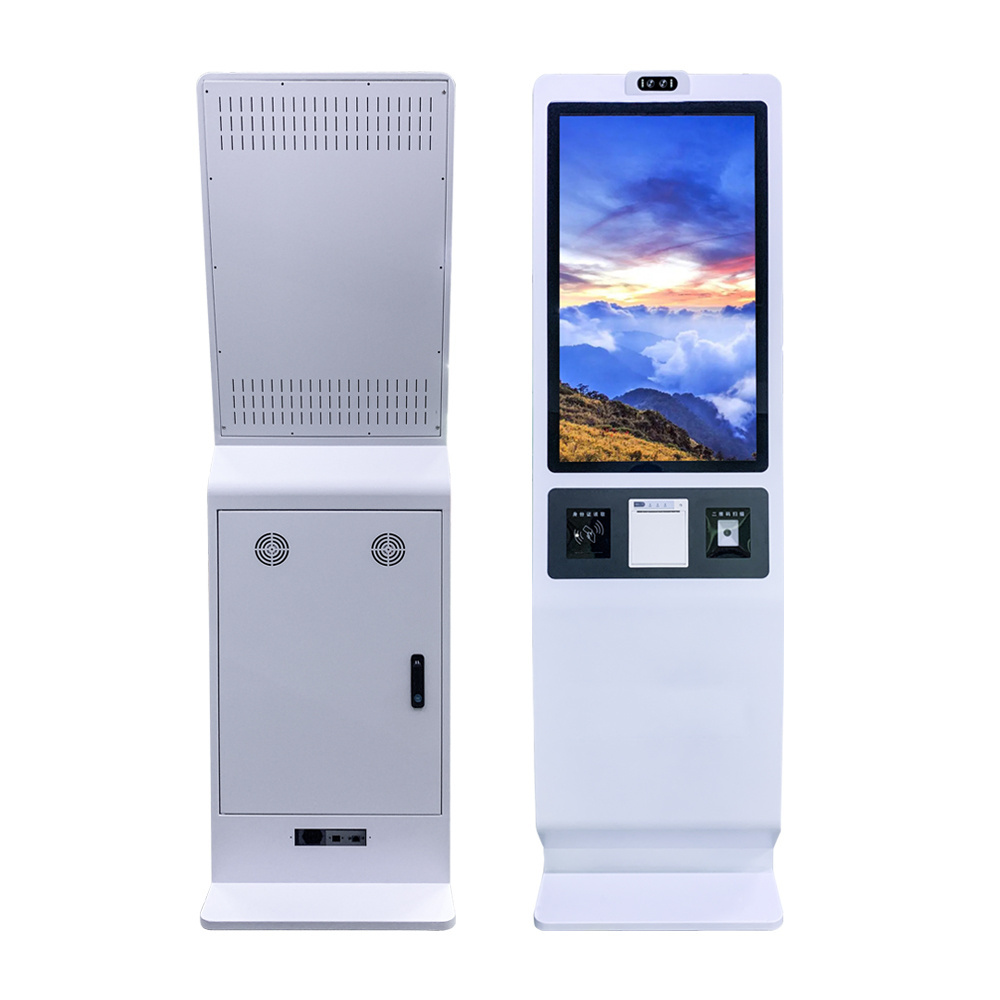 Self Service Kiosk For Suprermarket  Rfid Terminal Self Service Checkout Kiosk Machine