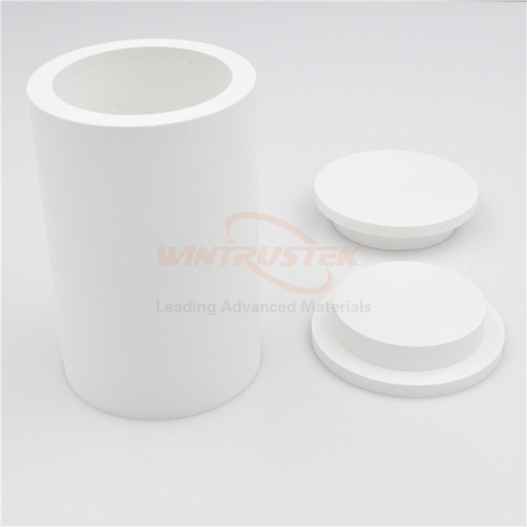 High Temperature BN99 Boron Nitride Ceramic Crucible With Lid