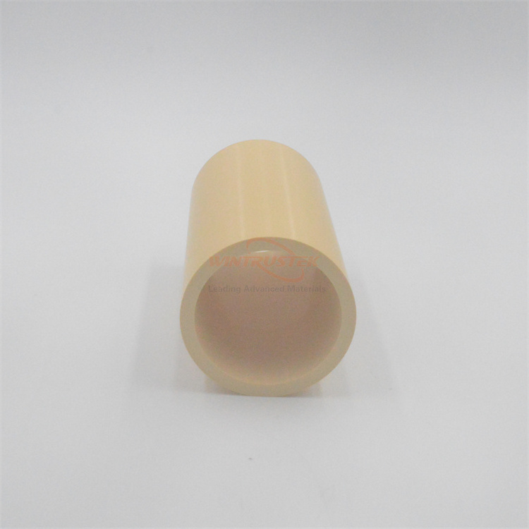 MgO Stabilized Zirconia Ceramic Tube Yellow Ceramic Parts ZrO2 Ceramic Bushing/Sleeve