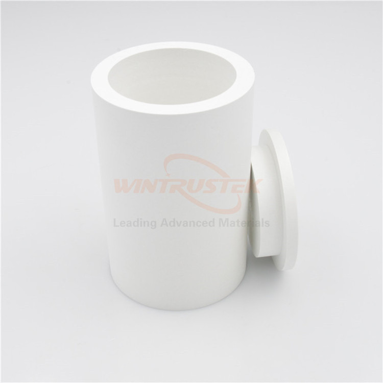 High Temperature BN99 Boron Nitride Ceramic Crucible With Lid