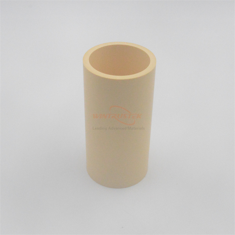 MgO Stabilized Zirconia Ceramic Tube Yellow Ceramic Parts ZrO2 Ceramic Bushing/Sleeve