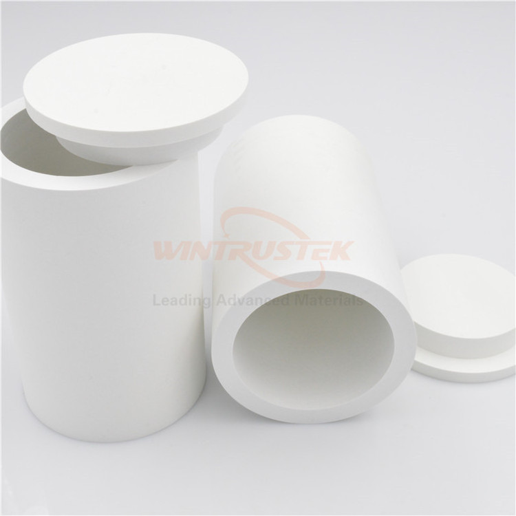 High Temperature BN99 Boron Nitride Ceramic Crucible With Lid