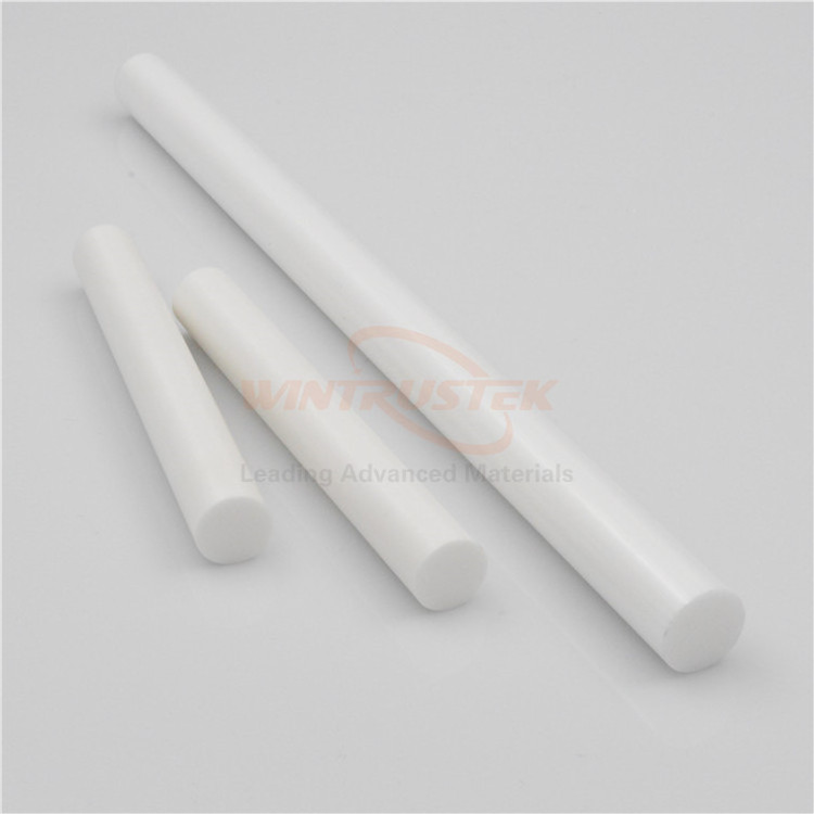 High Quality Zirconia High Purity White Zirconia Ceramic Rod  ZrO2 Tube