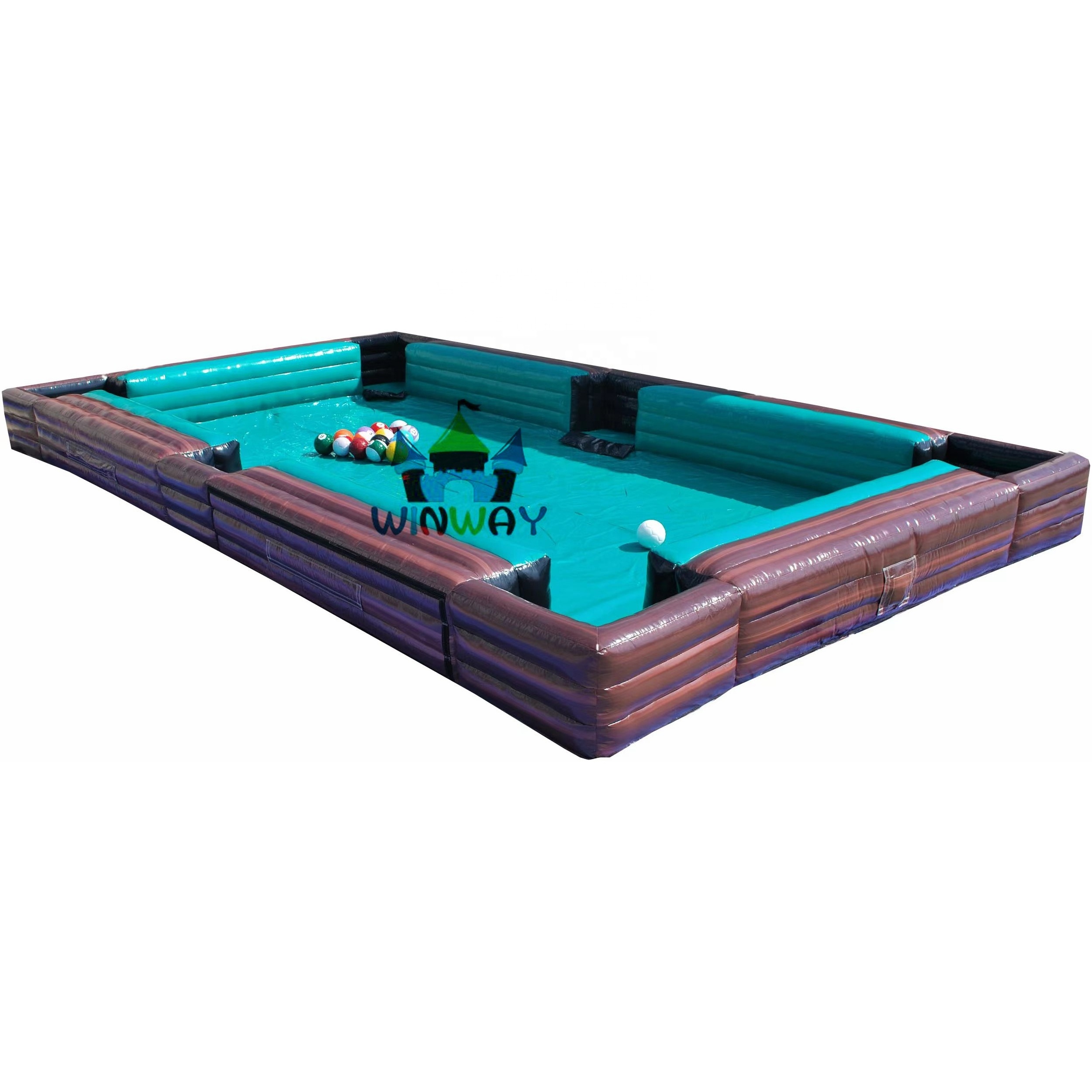 Inflatable Human Billiards Table Pool Snooker Table Ball Game Inflatable Soccer Pool Game Inflatable games for adults