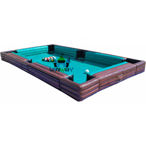 Inflatable Human Billiards Table Pool Snooker Table Ball Game Inflatable Soccer Pool Game Inflatable games for adults