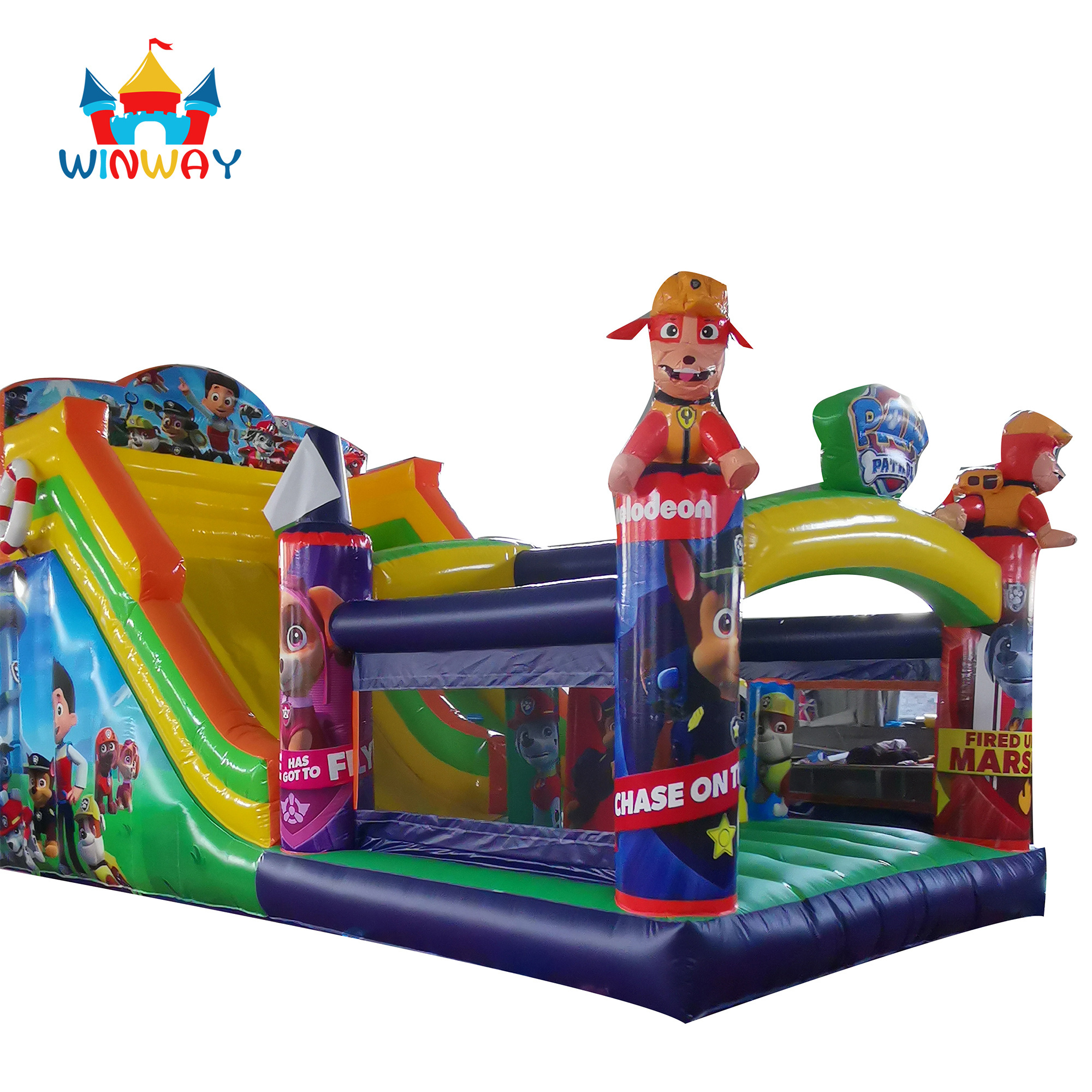 Customized inflatable toboggan water slide pool commercial inflatable water slide for kid