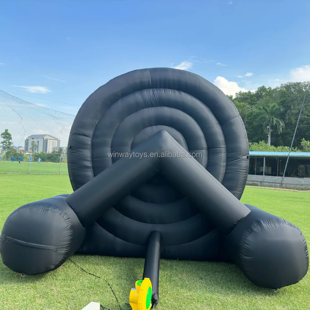 Commercial strong PVC custom Inflatable Soccer Dart Game for outdoor interactive inflatable game