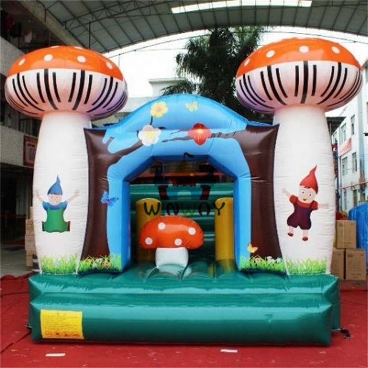 Party Strawberry Jumping Bouncer Commercial Jumper Combo Inflatable Mushroom Bouncy Castle Pvc Canopy Bounce House With Slide