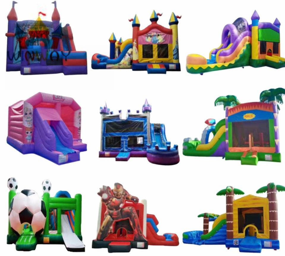 Commercial Inflatable Bouncer spiderman bounce house combo bounce castle custom fast shipping jumpy houses bouncy house