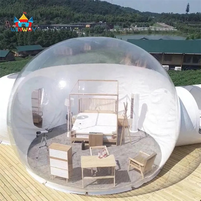 Bubble Bounce House Room Inflatable Clear Domes Kids Tebt Bouncy Tent Inflatable Balloon Dome Bubble Tent Ball Tent