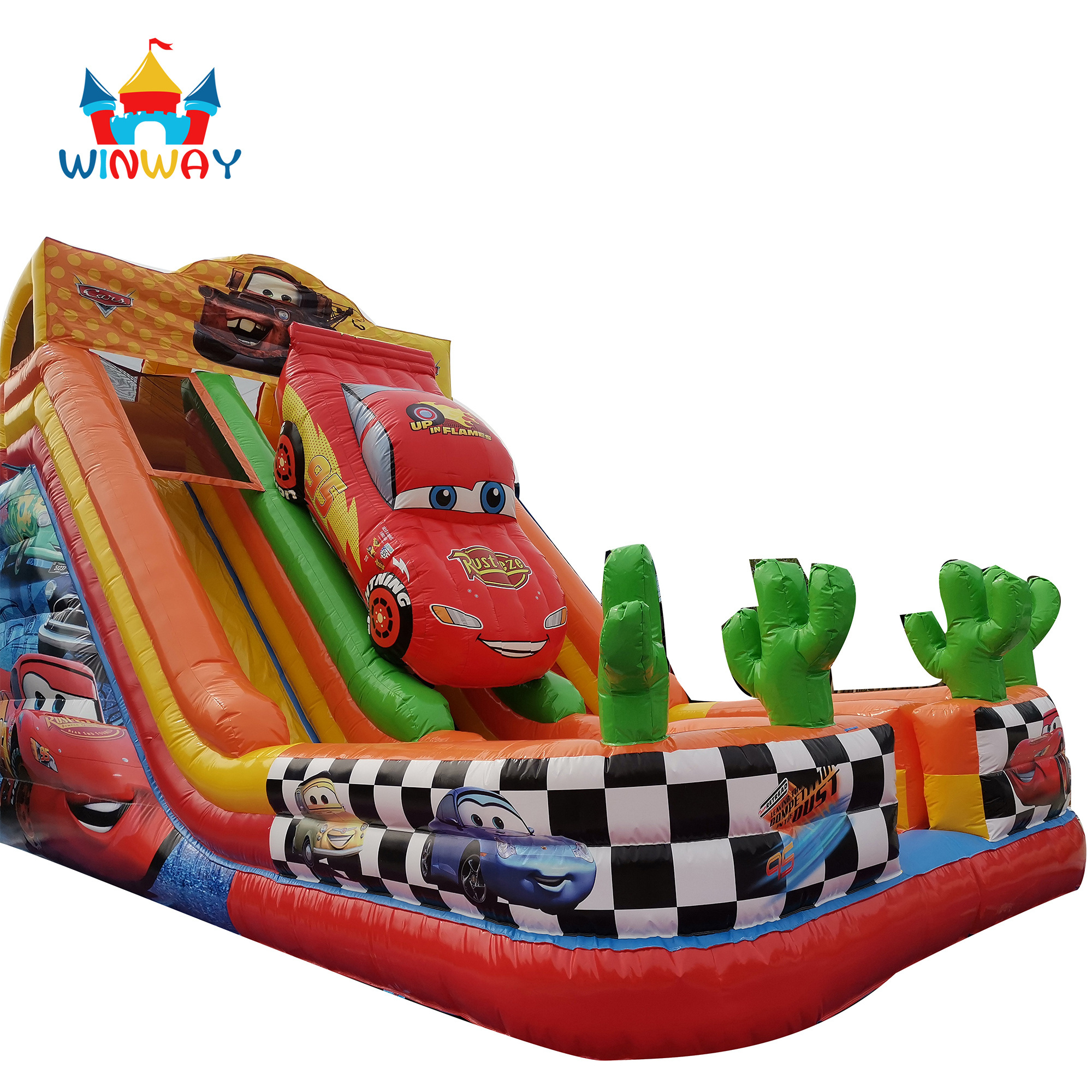 Customized inflatable toboggan water slide pool commercial inflatable water slide for kid